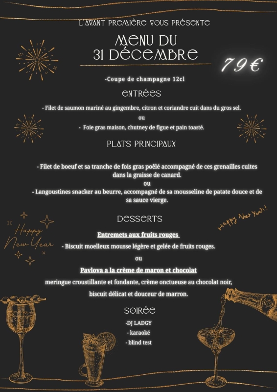 Restaurant Cergy - Bar Cergy - L'Avant-Première - restaurant CERGY